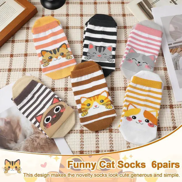 Alt view image 7 of 7 - Novelty Fun Crew Socks for Women Men | Colorful Crazy Funny Breathable Printed Socks for Gifts