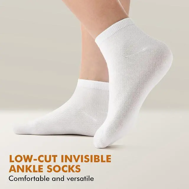 Alt view image 4 of 6 - Stanpetix Ankle Socks for Women Low Cut Womens Socks 4 Pairs