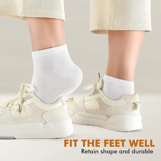 Alt view image 5 of 6 - Stanpetix Ankle Socks for Women Low Cut Womens Socks 4 Pairs