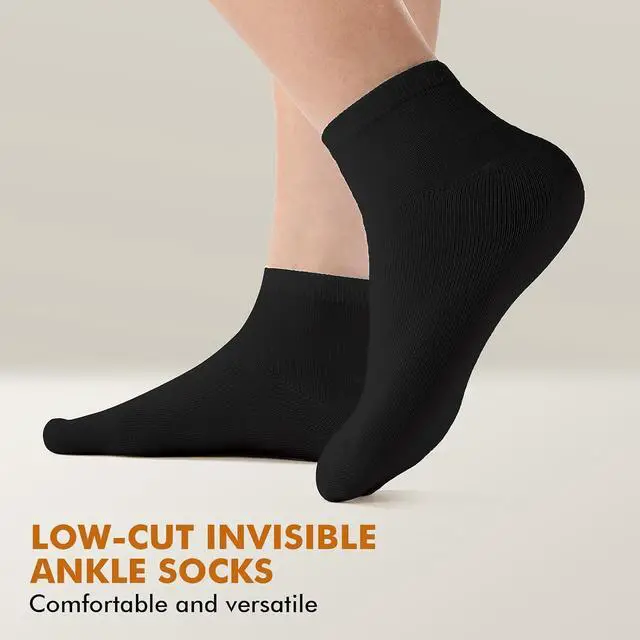 Alt view image 4 of 6 - Stanpetix Ankle Socks for Women Low Cut Womens Socks 4 Pairs