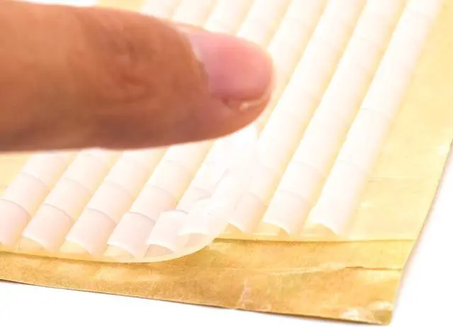 Alt view image 5 of 7 - AUEAR, 100 Pack Clear Non-Slip Rubber Hanger Grips Strips Adhesive Clothes (2.76" x 0.24")