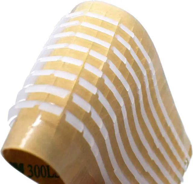 Alt view image 6 of 7 - AUEAR, 100 Pack Clear Non-Slip Rubber Hanger Grips Strips Adhesive Clothes (2.76" x 0.24")