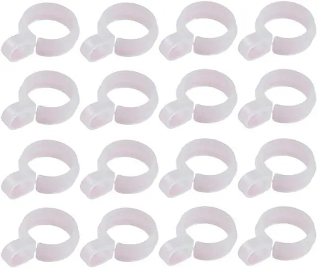 Main image of 50 Pcs Plastic Windproof Hanger Hooks Clothes Hanger Buckle Clip Laundry Hanging Hooks Closet Rod Hanging Tool for Drying Rack