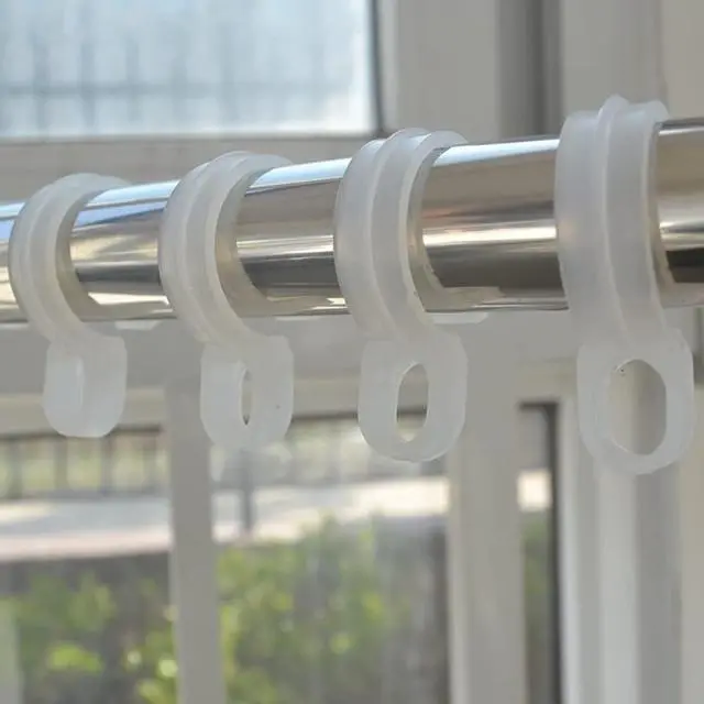 Alt view image 3 of 6 - 50 Pcs Plastic Windproof Hanger Hooks Clothes Hanger Buckle Clip Laundry Hanging Hooks Closet Rod Hanging Tool for Drying Rack