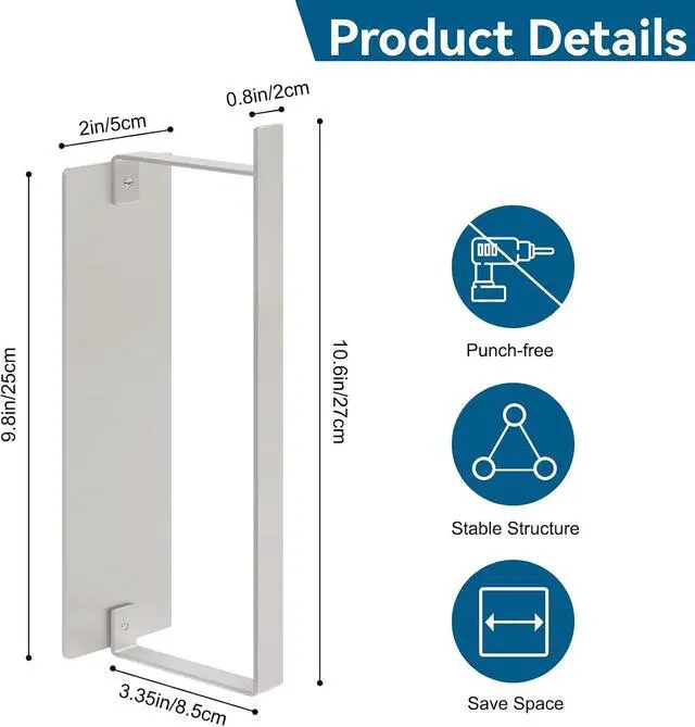 Alt view image 3 of 7 - Magnetic Hanger Organizer, Strong Magnetic Hanger Holder for Laundry Room Washer, Capacity Upgrade Hangers Storage Stacker Holds up to 40 Metal Hangers White 1Pack