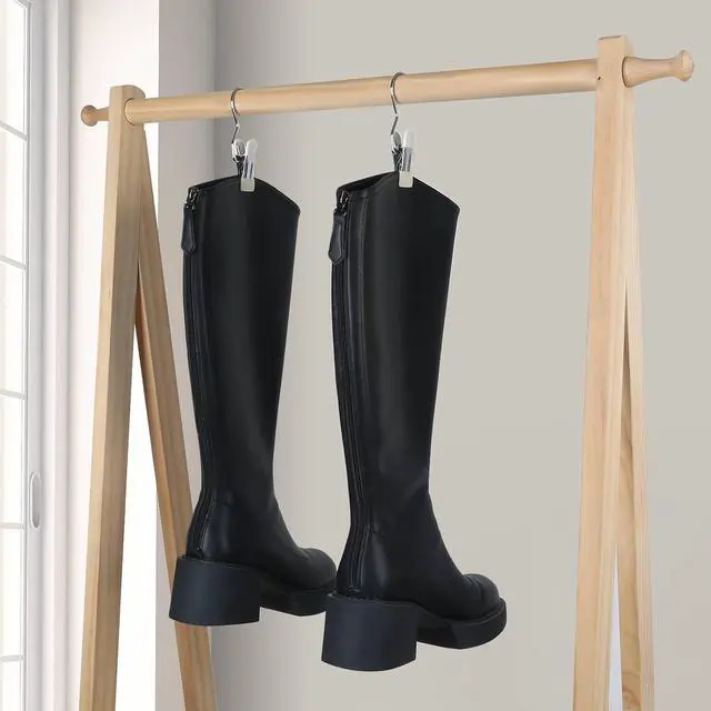 Alt view image 7 of 7 - 15/30Pcs Upgrade Double Head Clamp Dipped Clothespin for Laundry Hooks with Clips, Boot Holder, Hanging Clips, Portable Multifunctional Hangers Single Clip Space Saving for Jeans, Hats (15, Blue)