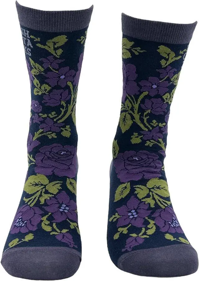 Alt view image 5 of 7 - Sarcastic Womens Socks with Funny Sayings and Crazy Language for Girls | Funny Graphic Socks, Graphic Sock, Cool Sarcastic Sock, Stretchy and Soft, Novelty Socks