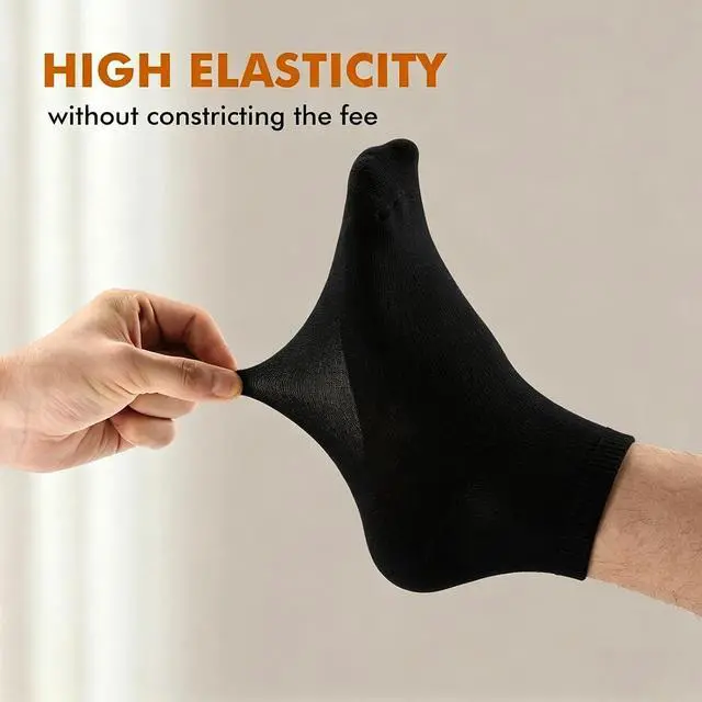 Alt view image 3 of 5 - Stanpetix Men's Low Cut Ankle Socks 4 Pairs