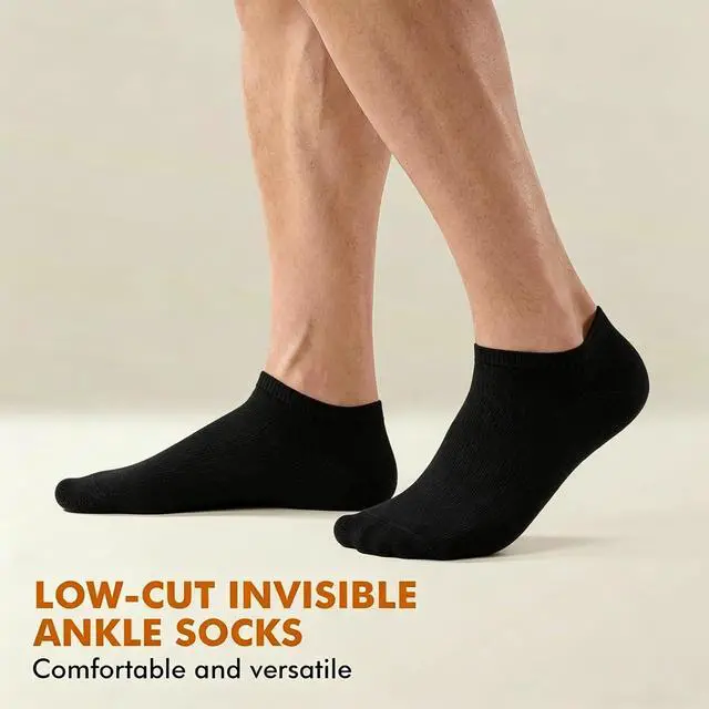 Alt view image 2 of 5 - Stanpetix Men's Low Cut Ankle Socks 4 Pairs