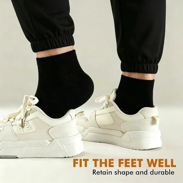 Alt view image 5 of 5 - Stanpetix Men's Low Cut Ankle Socks 4 Pairs