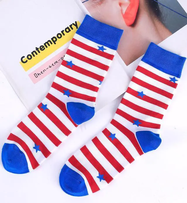 Alt view image 2 of 6 - Aueyan Funny Socks for Men and Women,Mens Novelty Socks Fun Crew Socks Size 9-15
