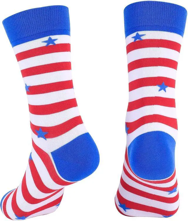 Alt view image 4 of 6 - Aueyan Funny Socks for Men and Women,Mens Novelty Socks Fun Crew Socks Size 9-15