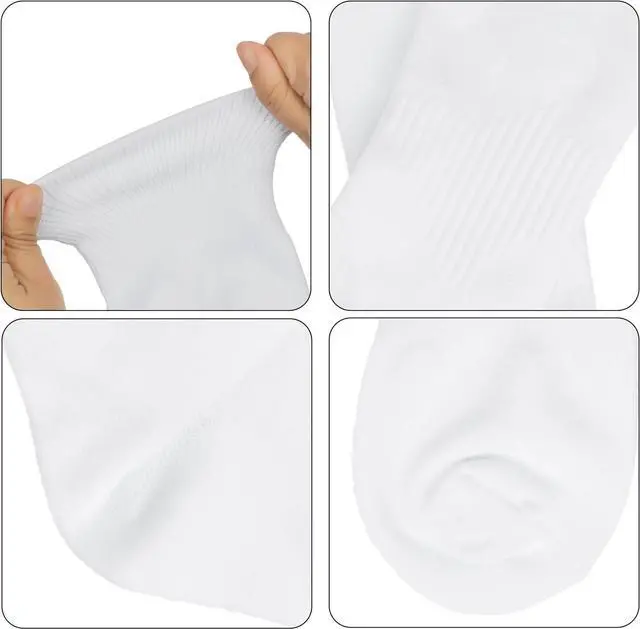 Alt view image 5 of 7 - Knee-High Socks for Women,Unisex Solid Color Tube Long Socks(1 pair) | Breathable Knee High Socks for Men Women, Adult KneeHigh Hosiery Socks for Daily Casual Sports Wear