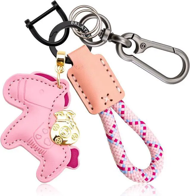 Main image of Horse Keychain Horse Bag Charm Cute Bag Charms for Women Leather Purse Charm for Handbags Birthday Christmas Gift Ideas