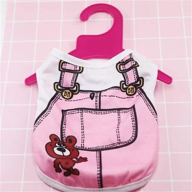 Alt view image 5 of 7 - Pet Clothing Hanger, 10PCS Plastic Anti-Skid Dog Puppy Cat Clothes Clothing Rack for Small Animals (Pink, S