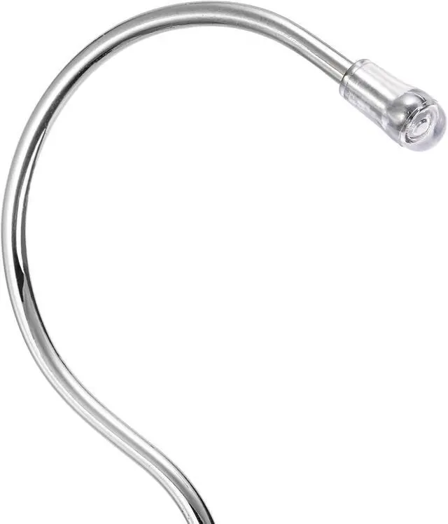 Alt view image 4 of 4 - Tosnail 200 Clear Plastic Clothes Hanger Hook Ends, Hanger Hook Protector Caps for Metal Hangers
