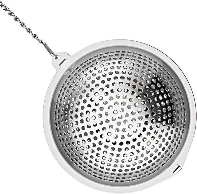 Alt view image 4 of 7 - Food Grade 304 Stainless Steel Mesh Tea Ball 2.1 Inch Tea Infuser Strainer Filter Diffuser for Loose Tea