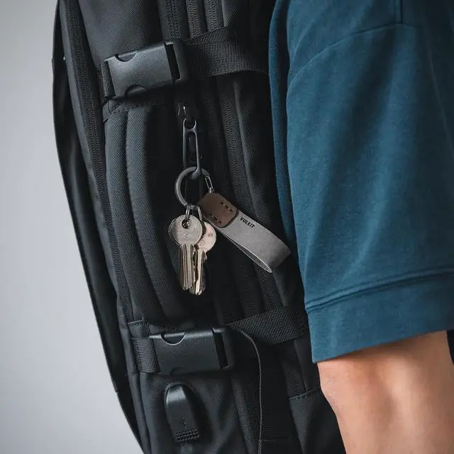 Alt view image 5 of 7 - VULKIT Genuine Leather Keychain for Men & Women Everyday Carry Accessories