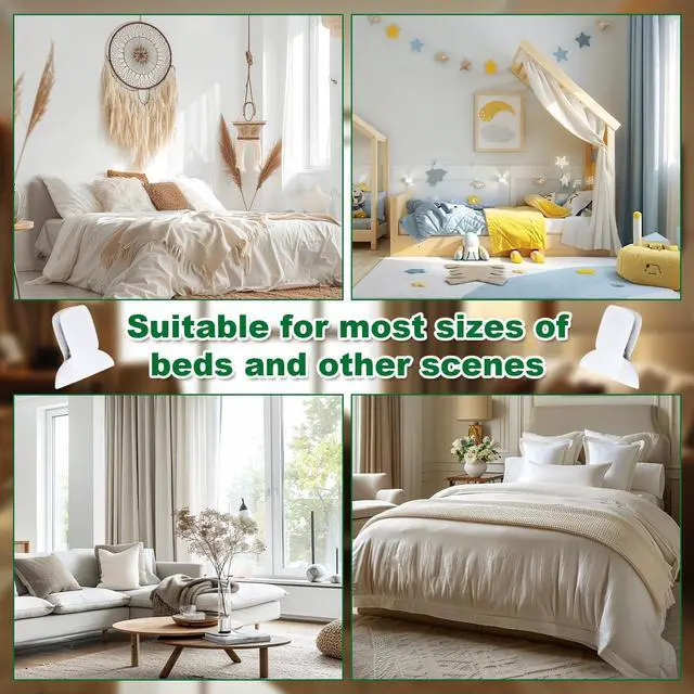 Alt view image 6 of 7 - NQEUEPN 6pcs Duvet Clips for Comforter Inside, Quickly Install Padded Clips Comforter Blanket Fasteners Strong Hold Quilt Clips Duvet Snaps Prevent Comforter from Shifting Bedding Accessories