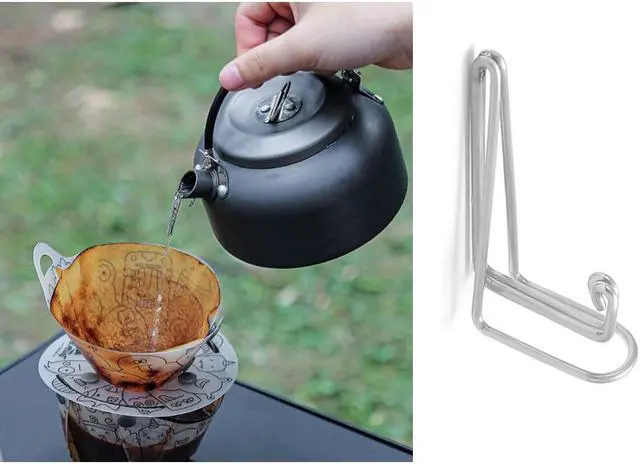 Alt view image 3 of 7 - 2 Pack Stainless Steel Cups Pourer Coffee Mugs Pour Spout Attachement Glass Teapot Spout Pourers for Porcelain Coffee Mug Pint Cups Metal Mixing Bowls Ceramic Tea Pot Camping Cookware Pots