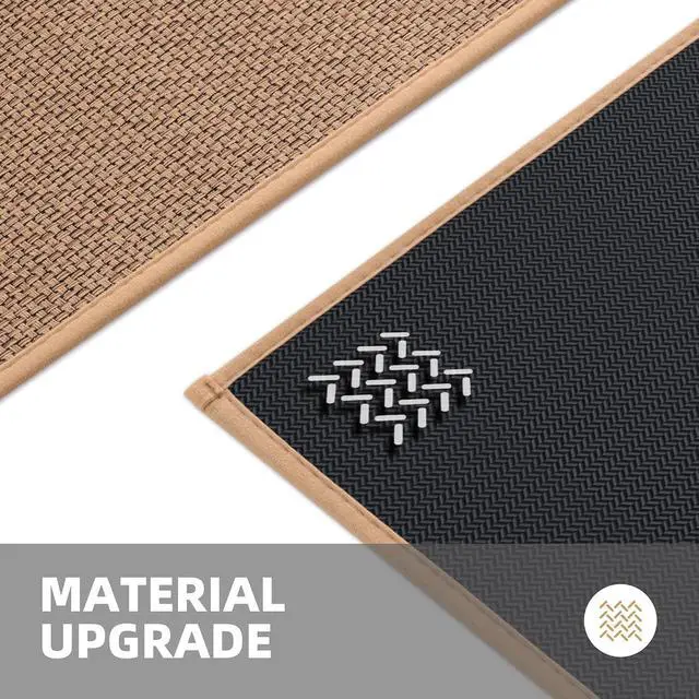 Alt view image 5 of 7 - 20-Inch Wide Kitchen Mats for Floor, Non-Slip Kitchen Rugs, Beige | 20-Inch Wide,Washable,Water Absorbent,Soft Underfoot,Non-Slip Rubber Backing,Easy to Clean,For Kitchen Sink