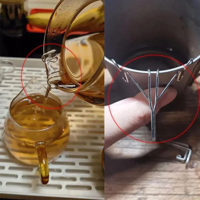 Alt view image 7 of 7 - 2 Pack Stainless Steel Cups Pourer Coffee Mugs Pour Spout Attachement Glass Teapot Spout Pourers for Porcelain Coffee Mug Pint Cups Metal Mixing Bowls Ceramic Tea Pot Camping Cookware Pots