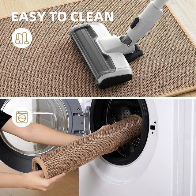 Alt view image 7 of 7 - 20-Inch Wide Kitchen Mats for Floor, Non-Slip Kitchen Rugs, Beige | 20-Inch Wide,Washable,Water Absorbent,Soft Underfoot,Non-Slip Rubber Backing,Easy to Clean,For Kitchen Sink