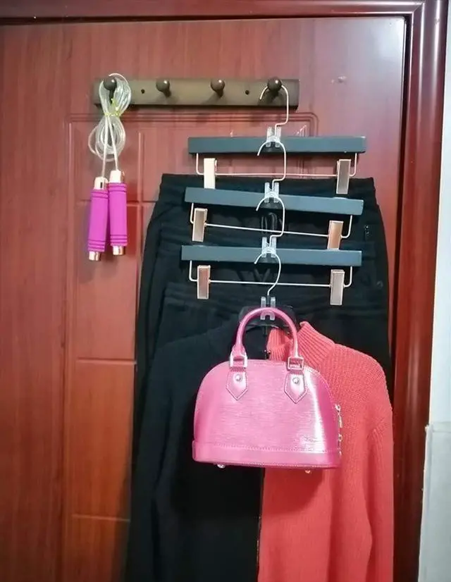 Alt view image 5 of 7 - 60 Pcs Clothes Hanger Connector Hooks, Mini Cascading Hanger Hooks for Velvet Huggable Hangers, Wooden Hangers, Heavy Duty Space Saving for Closet (Clear)