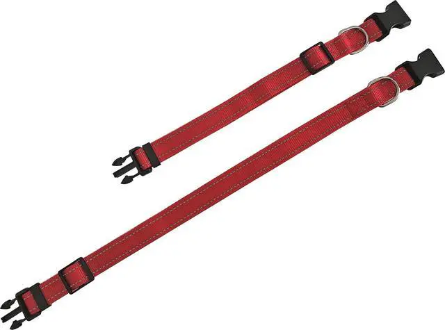 Alt view image 4 of 5 - Adjustable Nylon Dog Collar, Reflective Collar 1 Inch 3/4 Inch 5/8 Inch Wide, for Large Medium Small Dogs