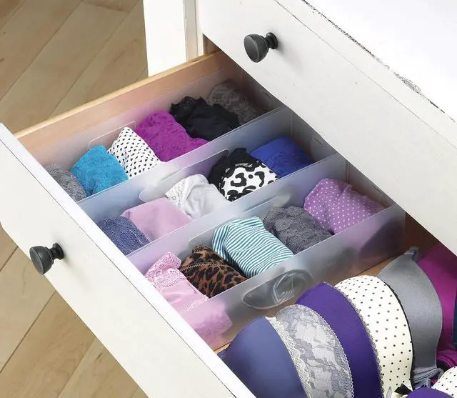 Alt view image 2 of 4 - Whitmor Drawer Organizers, Small, S/3