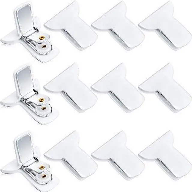 Main image of 12 Pcs Padded Comforter Clips White Duvet Clips Padded Blanket Fasteners | Secure Bedding, Preventing Comforters from Shifting Inside Duvet Cover, Strong Hold Blanket, Quilt Fastener, Quickly Install