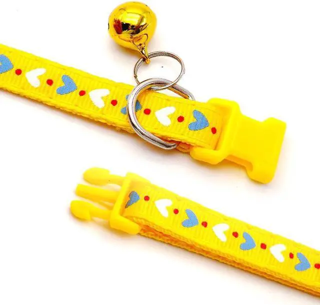 Alt view image 7 of 7 - Small Dog Collar with Bell, Nylon 2 Pack Male Cat Collars with Bell, Black | Adjustable Bells Collar for Walking Male Female XXS XS S Puppies Little Tiny Pets Animals
