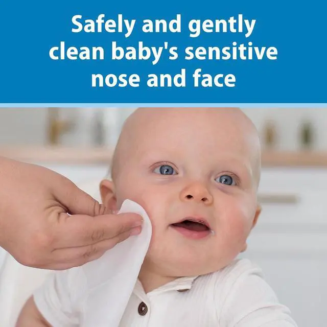Alt view image 2 of 7 - Dr. Brown's Nose and Face Healthy Wipes, Safe Cleaning and Moisturizing for Babies and Toddlers, Hypoallergenic for Sensitive Skin, 30 count, 1-Pack (Packaging May Vary)