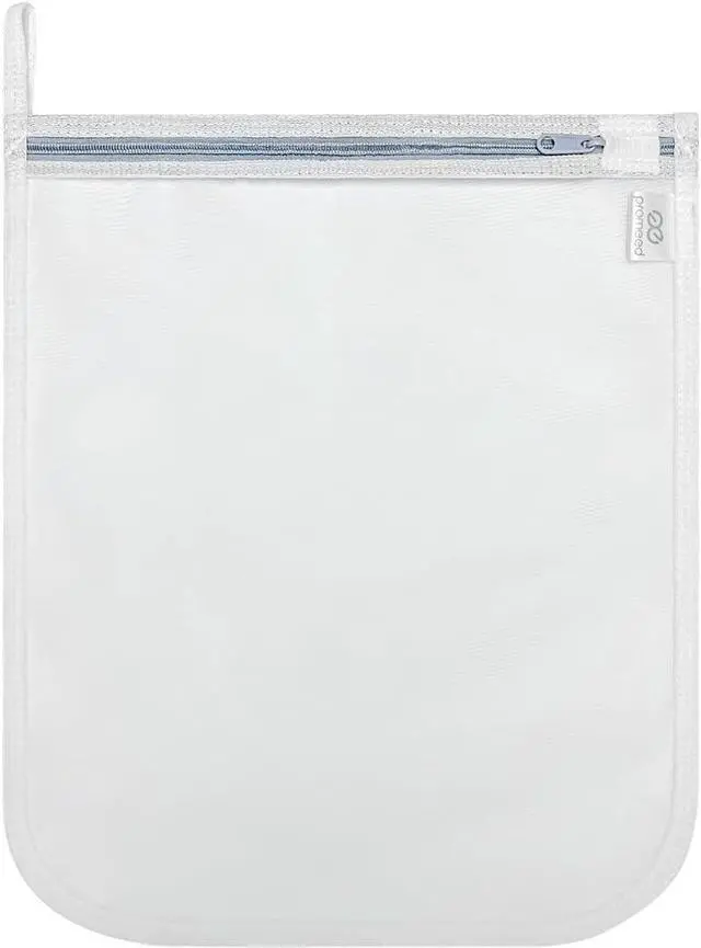 Main image of PROMEED Reusable Mesh Laundry Bag for Delicates, Large Size Wash Bag for Mulberry Silk Pillowcase Fitted Sheet Flat Sheet,1Pc Washing Machine Wash Bags for Shirt,Blouse,Underwear,Baby Clothes(20"x24")