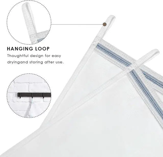 Alt view image 5 of 7 - PROMEED Reusable Mesh Laundry Bag for Delicates, Large Size Wash Bag for Mulberry Silk Pillowcase Fitted Sheet Flat Sheet,1Pc Washing Machine Wash Bags for Shirt,Blouse,Underwear,Baby Clothes(20"x24")