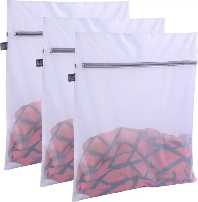 Main image of Kimmama Laundry Bag Mesh Wash Bags, Washing Machine Wash Bag, 3L | Garment Bag for Washing Machine, For Clothes, Suit, Coat, Dress, Pants, Sheet, Tumble Dryer Safe