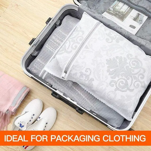 Alt view image 6 of 6 - Lingerie Bag for Washing Delicates, Pink Laundry Bag for Delicates, 1L+1M | Mesh Washing Bags for Wash Intimates, Underwear, Bra, Delicates, Tumble Dryer Safe, Privacy, For Women, Lady, Gril