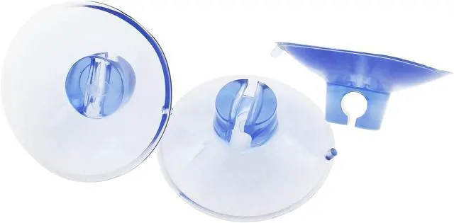 Alt view image 3 of 5 - RLECS 20PCS 40mm Mini Opening Suction Cup Light String Clip Cord Suction Cup Clear PVC Suction Cup Hook Kitchen Bathroom Shower Basin Connector Suitable for Decorating Bathroom Kitchen Bedroom
