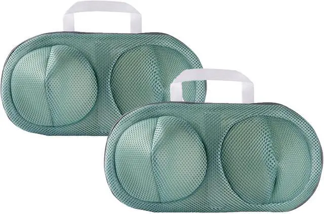 Main image of 2Pcs Bra Mesh Laundry Bags for Delicates with Premium Zipper Bra Washing Bag for LaundryLingerie Bags for Washing Delicates underwear,integrated washing and care