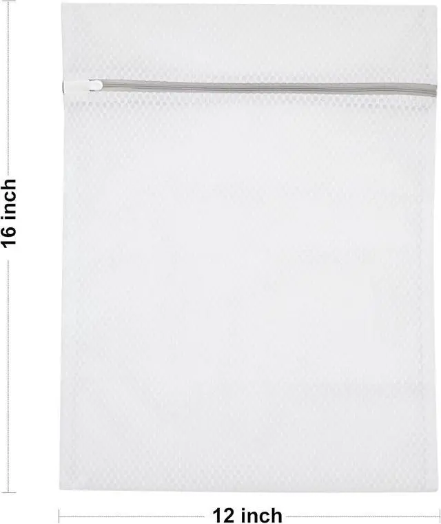 Alt view image 2 of 5 - Set of 4 Mesh Laundry Bags, 12 x 16 Inches lingerie bags for washing delicates (4)