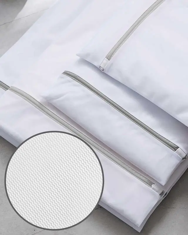 Alt view image 5 of 6 - Laundry Bags Mesh Wash Bags(4Pcs,16 x 20 Inches),delicate laundry bag for College,Dorm,Storage