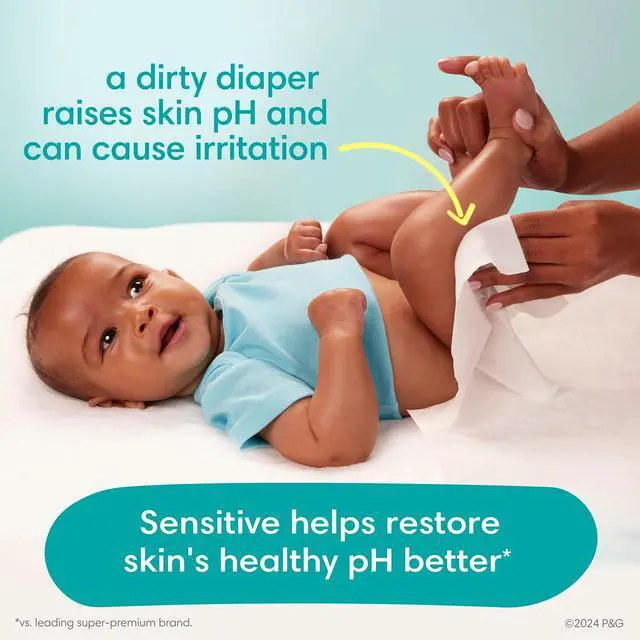 Alt view image 7 of 7 - Pampers Baby Wipes Sensitive Perfume Free 1X Pop-Top Pack 56 Count