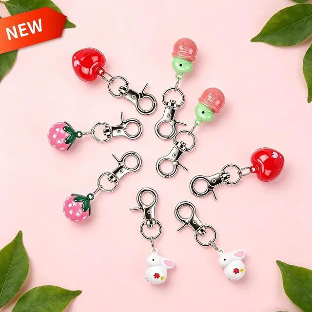 Alt view image 6 of 6 - EXPAWLORER Pet Bells for Dog Cat Collar Charm - 2 Pack Cat Collar Accessories Bells Loud, Pet Jingle Ornament Training Pendant Neck Decoration Love Heart Shaped, Tracker for Saving Birds