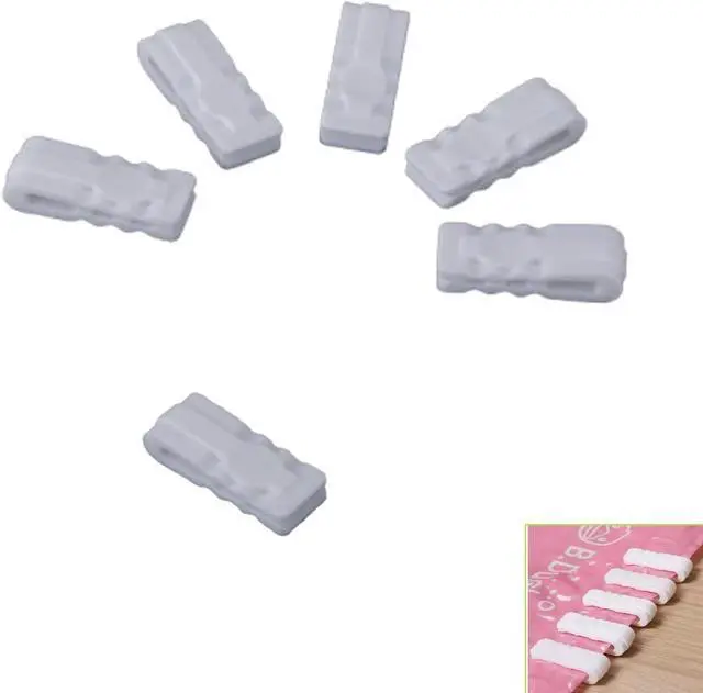Main image of 10 Pack Vacuum Storage Bags Sealing Clip Zipper Labor Saver Sliding Grip for Sous Vide Bags Space Saver Sealer Bag Airtight Shrink Compression Packing Bag Reusable Food Storage Bags