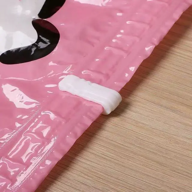 Alt view image 5 of 7 - 10 Pack Vacuum Storage Bags Sealing Clip Zipper Labor Saver Sliding Grip for Sous Vide Bags Space Saver Sealer Bag Airtight Shrink Compression Packing Bag Reusable Food Storage Bags