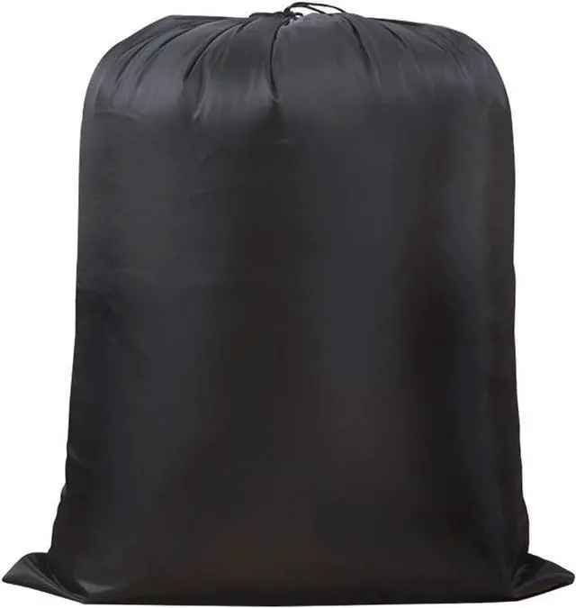 Main image of Extra Large Laundry & Storage Bag (Black, 19"x27") | Lightweight, Dust & Moisture. Ideal for Blankets, Clothes, Pillows & Cushions for Moving, Dorms, Travel & Camping