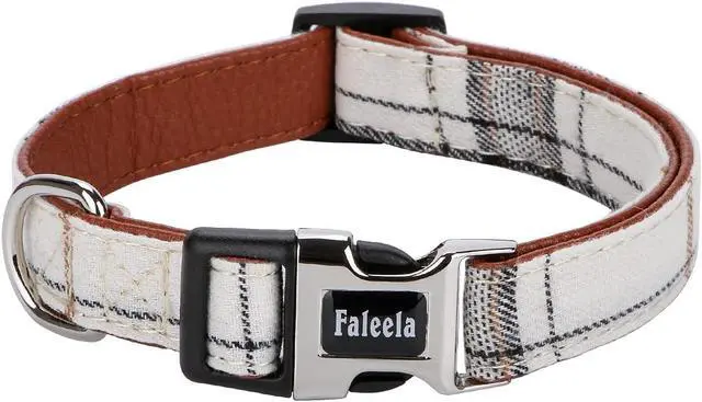 Alt view image 4 of 6 - Faleela Soft &Comfy Bowtie Dog Collar,Detachable and Adjustable Bow Tie Collar,for Small Medium Large Pet (S, Beige)