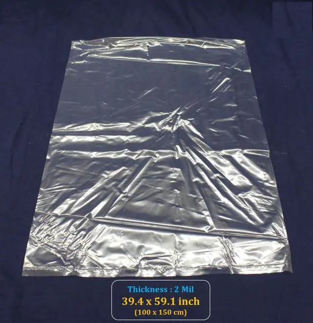 Alt view image 2 of 7 - Large Plastic Bags 40x60 inches Great for Storage and Moving | Large Plastic Moving Bags for Luggage, Suitcase, Comforter, Home Appliance, Kids Bike, Garage and More (5 pcs)