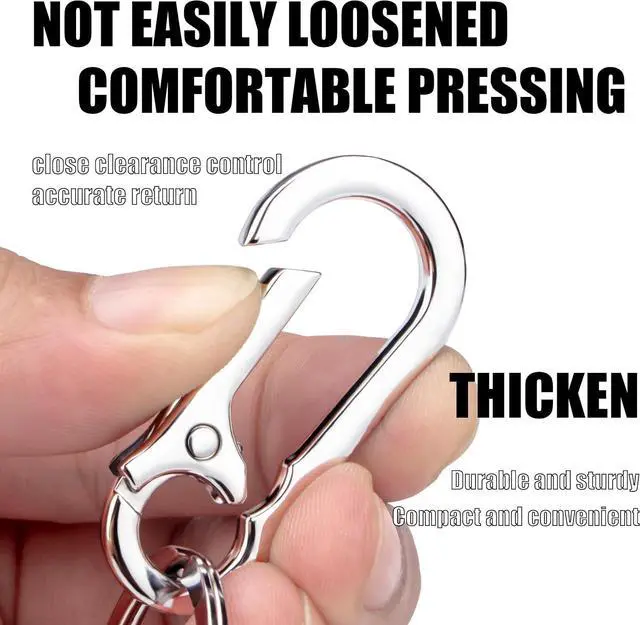 Alt view image 2 of 6 - Wikavanli Metal Keychains Keyring Key Chain Ring Clip Holder Organizer for Home Car Keys Key Finder Women Men