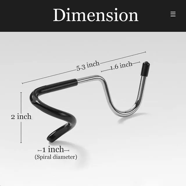 Alt view image 5 of 7 - 4PCs Garage Shelving Storage and Outdoor Camping Lantern Hooks, Non-Slip Bird Feeder and Kitchen Shelving Pole Hooks
